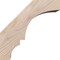 Ekena Millwork 5 1/2"W x 8"D x 8"H Balboa Smooth Knee Brace, Douglas Fir BRC06X08X08BOA00SDF - alternate 3